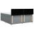 Pat box spring cu saltea, gri deschis, 200x200 cm, textil GartenMobel Dekor