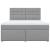 Pat continental, gri deschis, 180x200 cm, material textil GartenMobel Dekor