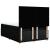 Pat box spring cu saltea, negru, 140x200 cm, textil GartenMobel Dekor