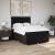 Pat box spring cu saltea, negru, 140x200 cm, textil GartenMobel Dekor