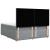Pat box spring cu saltea, gri deschis, 200x200 cm, textil GartenMobel Dekor