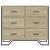 Comodă cu sertare, stejar sonoma 91x35,5x74,5 cm lemn prelucrat GartenMobel Dekor