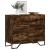 Comodă cu sertare stejar fumuriu 91x35,5x74,5 cm lemn prelucrat GartenMobel Dekor