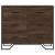 Comodă cu sertare, stejar maro 91x35,5x74,5 cm lemn prelucrat GartenMobel Dekor