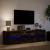 Dulap TV cu LED, stejar fumuriu, 180x34x50 cm, lemn prelucrat GartenMobel Dekor
