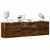 Dulap TV cu LED, stejar fumuriu, 180x34x50 cm, lemn prelucrat GartenMobel Dekor