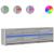 Dulap TV cu LED, gri sonoma, 180x34x50 cm, lemn prelucrat GartenMobel Dekor