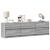 Dulap TV cu LED, gri sonoma, 180x34x50 cm, lemn prelucrat GartenMobel Dekor