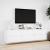 Comodă TV de perete cu lumini LED, alb, 180x31x45 cm GartenMobel Dekor