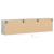 Comodă TV de perete cu lumini LED, gri beton, 180x31x45 cm GartenMobel Dekor