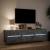 Comodă TV de perete cu lumini LED, gri beton, 180x31x45 cm GartenMobel Dekor