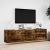 Dulap TV de perete cu lumini LED, stejar fumuriu, 180x31x45 cm GartenMobel Dekor