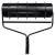 Tăvălug gazon de grădină, cleme de aerisire, negru, 63 L, fier GartenMobel Dekor