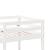 Cadru pat etajat, birou/scaune, alb, 90x190 cm, lemn masiv pin GartenMobel Dekor