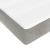 Saltea de pat cu arcuri, gri deschis, 160x210x20 cm, catifea GartenMobel Dekor