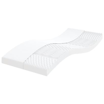Saltea din spumă, alb, 100x210 cm, 7 zone, duritate 20 ILD GartenMobel Dekor