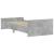 Cadru de pat, gri beton, 90x190 cm, lemn prelucrat GartenMobel Dekor