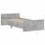 Cadru de pat, gri beton, 90x190 cm, lemn prelucrat GartenMobel Dekor