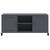 Dulap TV, antracit, 100,5x39x43,5 cm, oțel laminat la rece GartenMobel Dekor