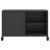 Dulap TV, negru, 68x39x43,5 cm, oțel laminat la rece GartenMobel Dekor
