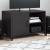 Dulap TV, negru, 68x39x43,5 cm, oțel laminat la rece GartenMobel Dekor