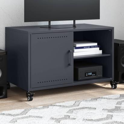 Dulap TV, antracit, 68x39x43,5 cm, oțel laminat la rece GartenMobel Dekor