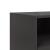 Dulap TV, negru, 100,5x39x43,5 cm, oțel laminat la rece GartenMobel Dekor