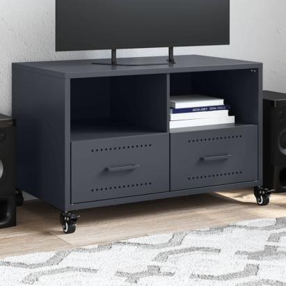 Dulap TV, antracit, 68x39x43,5 cm, oțel laminat la rece GartenMobel Dekor