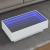Măsuță de cafea cu LED, alb, 90x50x30 cm, lemn prelucrat GartenMobel Dekor