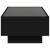 Măsuță de cafea cu LED, negru, 90x50x30 cm, lemn prelucrat GartenMobel Dekor