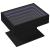 Măsuță de cafea cu LED, negru, 70x50x45 cm, lemn prelucrat GartenMobel Dekor