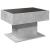 Măsuță de cafea cu LED, gri beton, 70x50x45 cm, lemn prelucrat GartenMobel Dekor