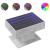 Măsuță de cafea cu LED, gri beton, 70x50x45 cm, lemn prelucrat GartenMobel Dekor