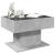Măsuță de cafea cu LED, gri beton, 70x50x45 cm, lemn prelucrat GartenMobel Dekor
