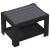 Măsuță de cafea cu LED, negru, 73x53x45 cm, lemn prelucrat GartenMobel Dekor