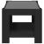 Măsuță de cafea cu LED, negru, 73x53x45 cm, lemn prelucrat GartenMobel Dekor