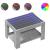 Măsuță de cafea cu LED, gri beton, 73x53x45 cm, lemn prelucrat GartenMobel Dekor