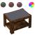 Măsuță de cafea cu LED stejar fumuriu 73x53x45cm lemn prelucrat GartenMobel Dekor