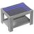 Măsuță de cafea cu LED sonoma gri 73x53x45 cm lemn prelucrat GartenMobel Dekor
