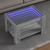 Măsuță de cafea cu LED sonoma gri 73x53x45 cm lemn prelucrat GartenMobel Dekor