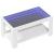 Măsuță de cafea cu LED, alb, 93x53x45 cm, lemn prelucrat GartenMobel Dekor
