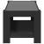 Măsuță de cafea cu LED, negru, 93x53x45 cm, lemn prelucrat GartenMobel Dekor