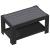 Măsuță de cafea cu LED, negru, 93x53x45 cm, lemn prelucrat GartenMobel Dekor