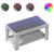 Măsuță de cafea cu LED, gri beton, 93x53x45 cm, lemn prelucrat GartenMobel Dekor
