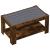 Măsuță de cafea cu LED stejar fumuriu 93x53x45cm lemn prelucrat GartenMobel Dekor