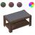 Măsuță de cafea cu LED stejar maro 93x53x45 cm lemn prelucrat GartenMobel Dekor