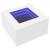 Măsuță de cafea cu LED, alb, 60x60x40 cm, lemn prelucrat GartenMobel Dekor