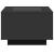Măsuță de cafea cu LED, negru, 60x60x40 cm, lemn prelucrat GartenMobel Dekor