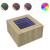 Măsuță cafea cu LED, stejar Sonoma, 60x60x40 cm, lemn prelucrat GartenMobel Dekor