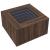 Măsuță de cafea cu LED stejar maro 60x60x40 cm lemn prelucrat GartenMobel Dekor
